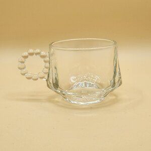 Vintage Hazel Atlas Ball and Rib Glass Punch Cup Boopie  1950s Replacement